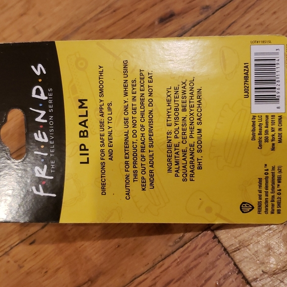 FRIENDS Coffee Themed Lip Balms, 0.14-oz. NEW Black Coffee Flavored - Picture 3 of 4